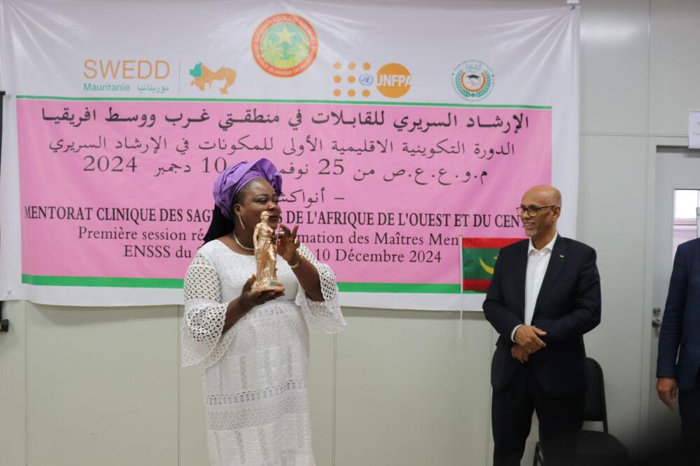 Ahanhanzo Gléglé Clarisse, responsable national des soins infirmiers obstétricaux au Bénin