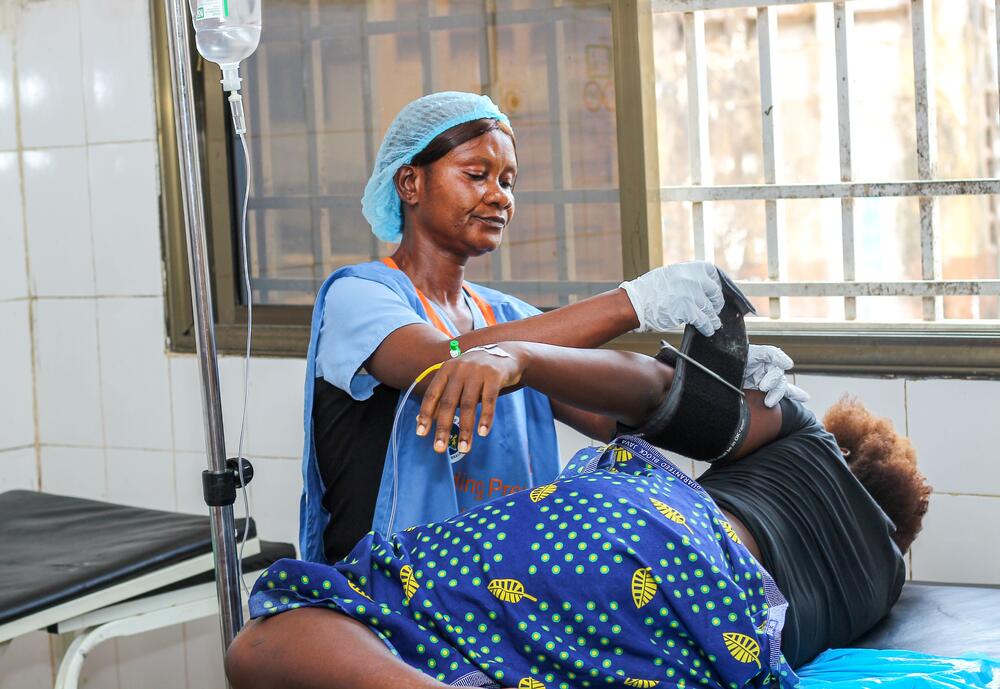 Aminata Koroma - a midwife in Sierra Leone. ©UNFPA Sierra Leone/Islander Kabia