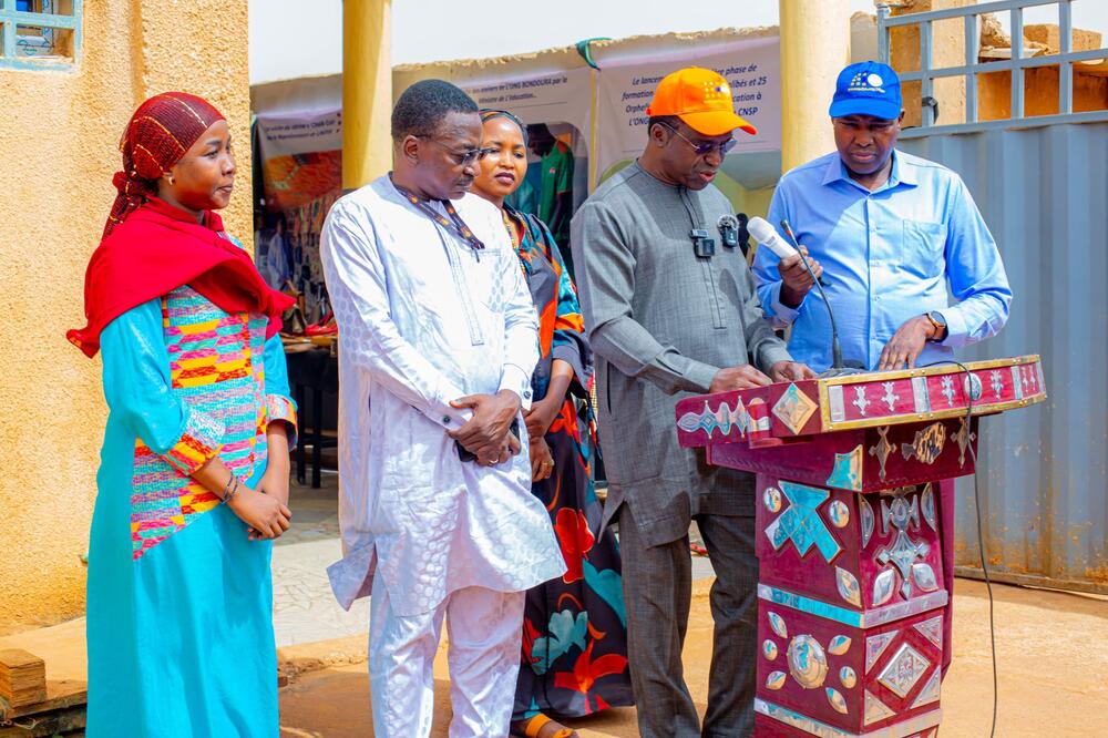 Représentant de l'UNFPA au Niger durant son discours