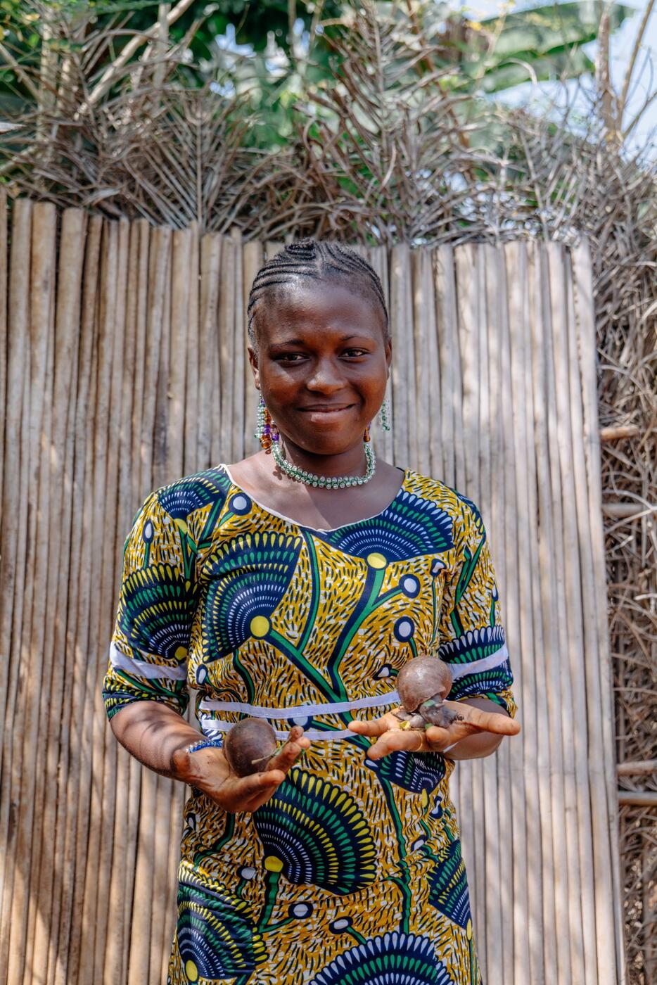 Florence Ayomo, renforcée par le projet SWEDD