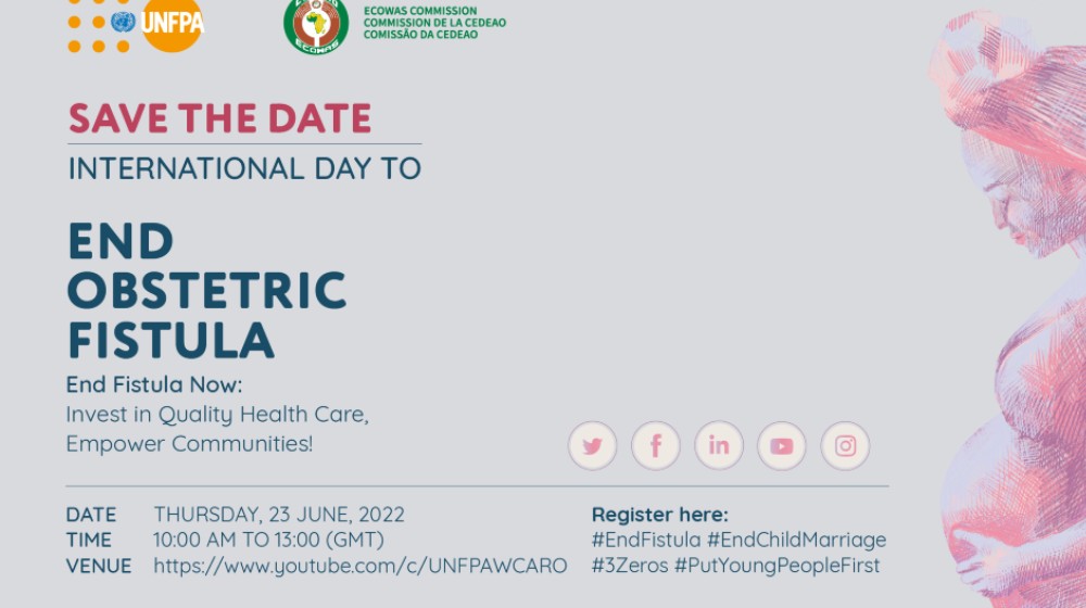 Commemorating 2022 the International Day for the Elimination of Obstetric Fistula: ECOWAS and UNFPA mobilize actors around preve