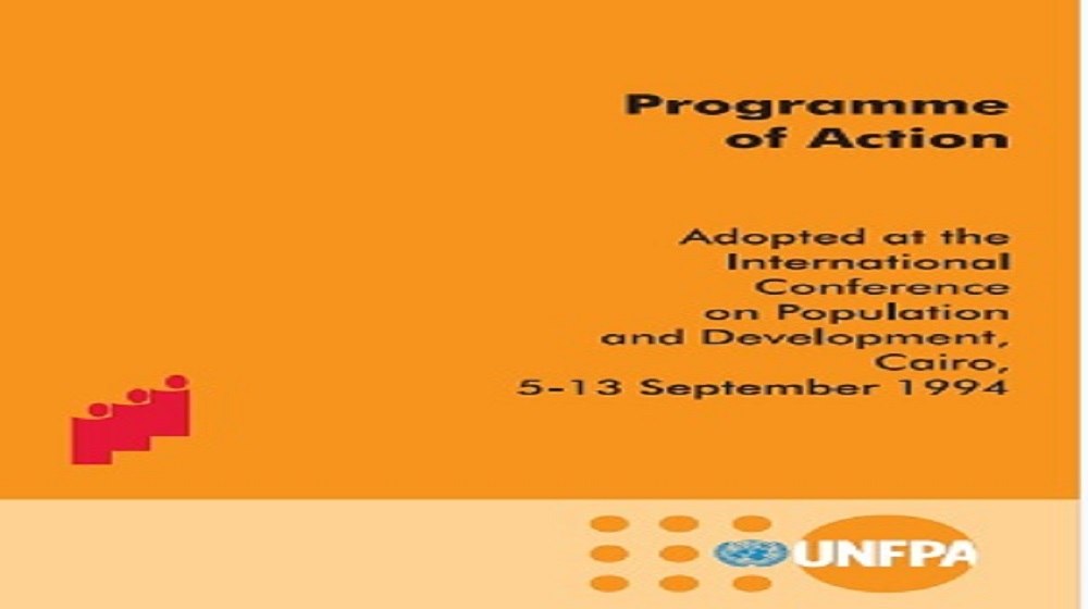 Programme of Action - Adopted at the International Conference on Population and Development, Cairo, 5-13 September 1994