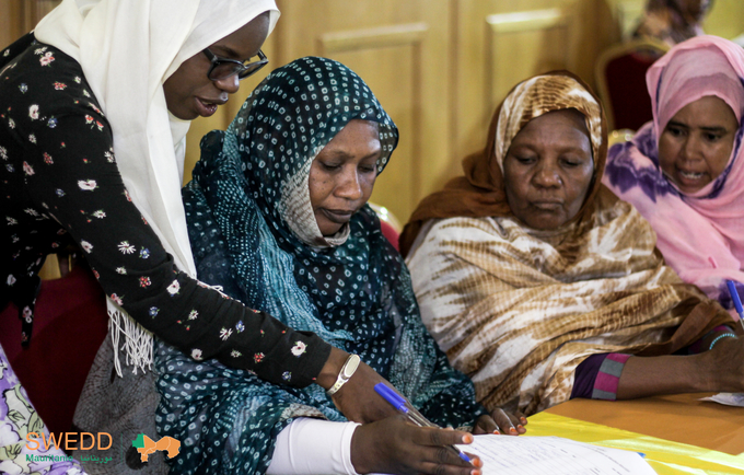  SWEDD Mauritania: 20 women beneficiaries of safe spaces, winners of the competition on the best projects of Income Generating Activities, funded and trained.