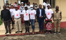 UNFPA Equatorial Guinea, the Ministry of Health and Social Welfare and NGOs carried out the "National Campaign on STIs/HIV/AIDS 
