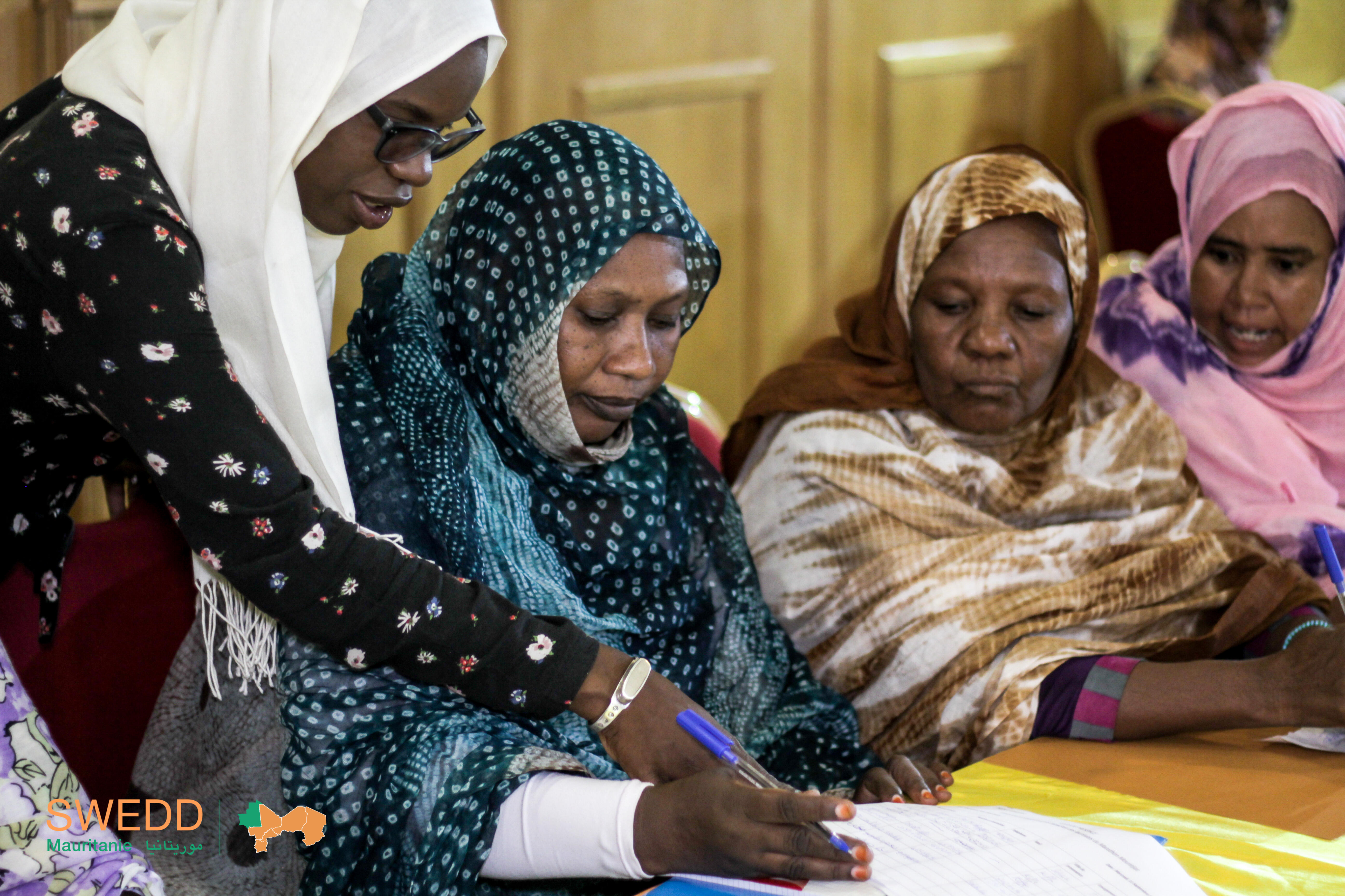  SWEDD Mauritania: 20 women beneficiaries of safe spaces, winners of the competition on the best projects of Income Generating Activities, funded and trained.