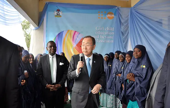 Girls' rights are a priority, say UN chief and UNFPA head