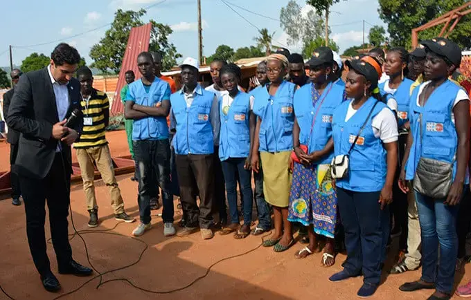 Amid war devastation, Central African youth become agents of peace