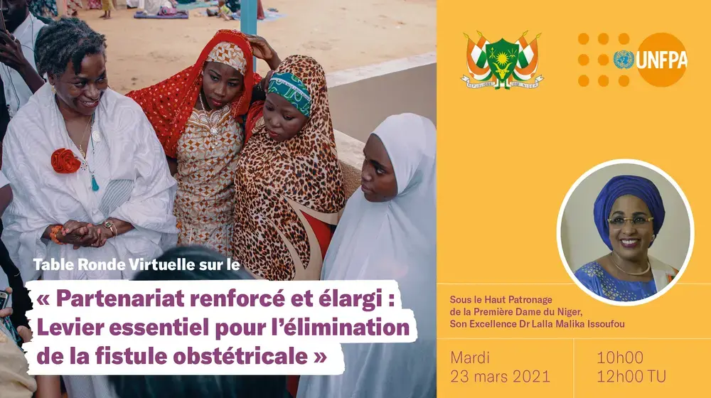 Fight against obstetric fistula in West and Central Africa:  Niger First Lady joins force with UNFPA to mobilize partners