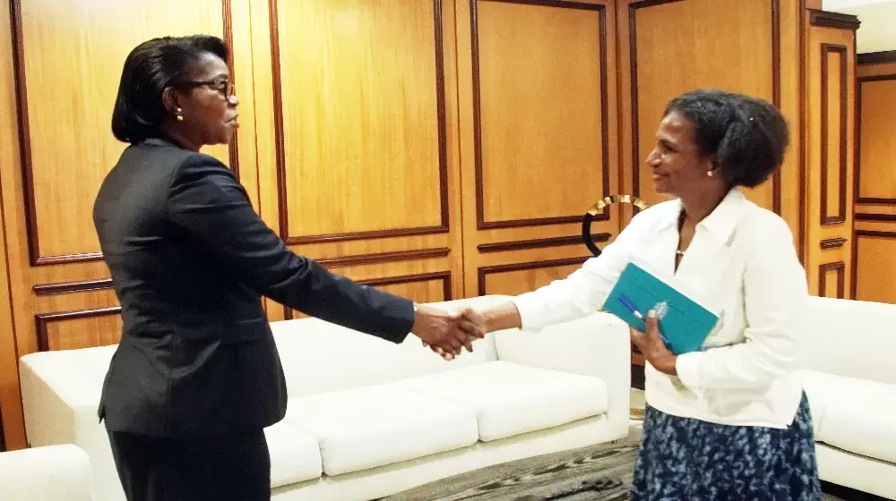 During her visit, the RD met with the Vice President of Gabon, HE Mrs. Rose Christiane Ossouka Raponda