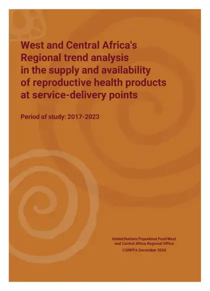 West and Central Africa's Regional trend analysis in the supply and availability of reproductive health products at service-delivery points
