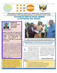 Bulletin d’information et de sensibilisation de la Représentation de l’UNFPA-RCA