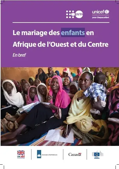 Le mariage des enfants en Afrique de l’Ouest et du Centre