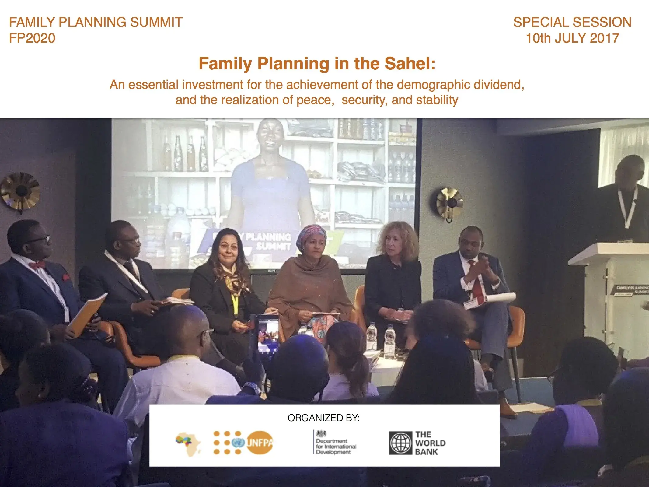 Family Planning Summit: the Sahel and Lake Chad 