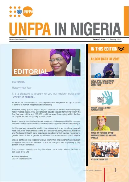 UNFPA in Nigeria - Quarterly Newsletter 01