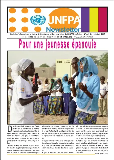 Newsletter UNFPA Tchad