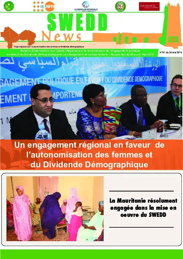 SWEDD News Numéro 1 - Atelier Nouakchott