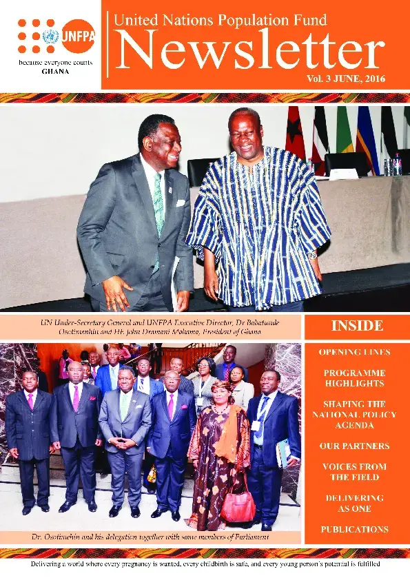 UNFPA in Ghana - Newsletter Vol. 3