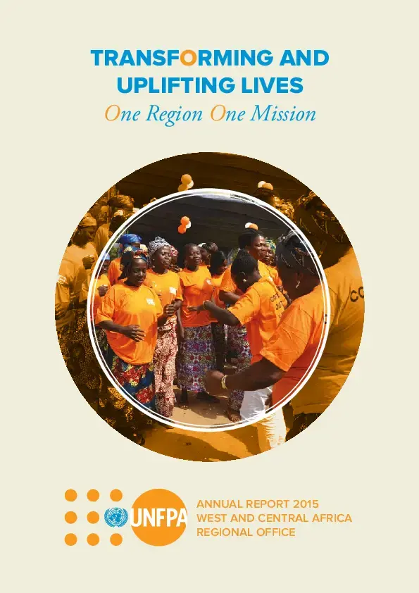 Annual Report 2015 - UNFPA West & Central Africa Regional Office